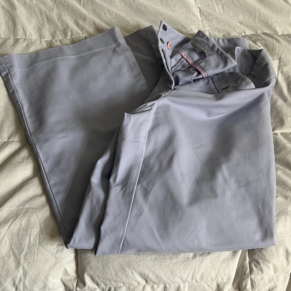 Ann Taylor Gray Blue Pants Size 8
